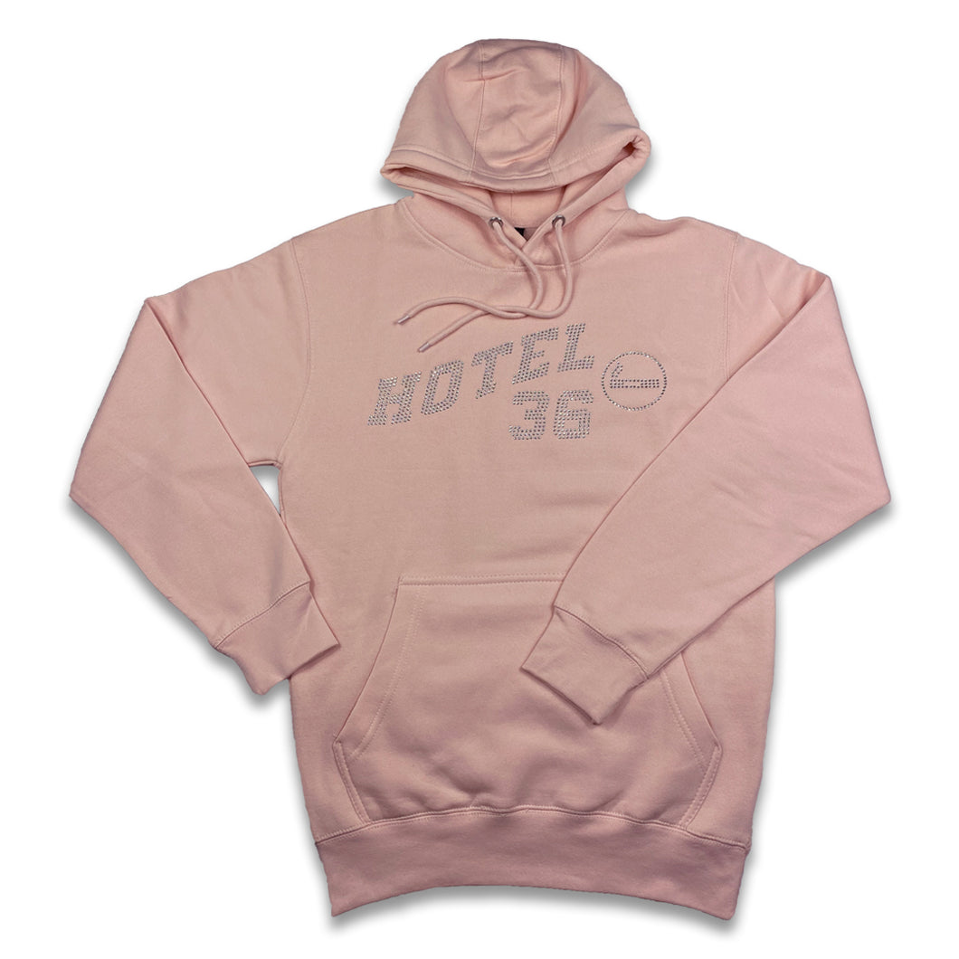 Pink Rhinestone Hoodie