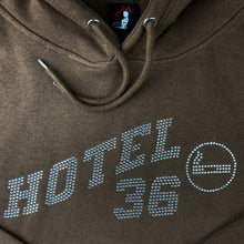 Load image into Gallery viewer, Brown Rhinestone Hoodie
